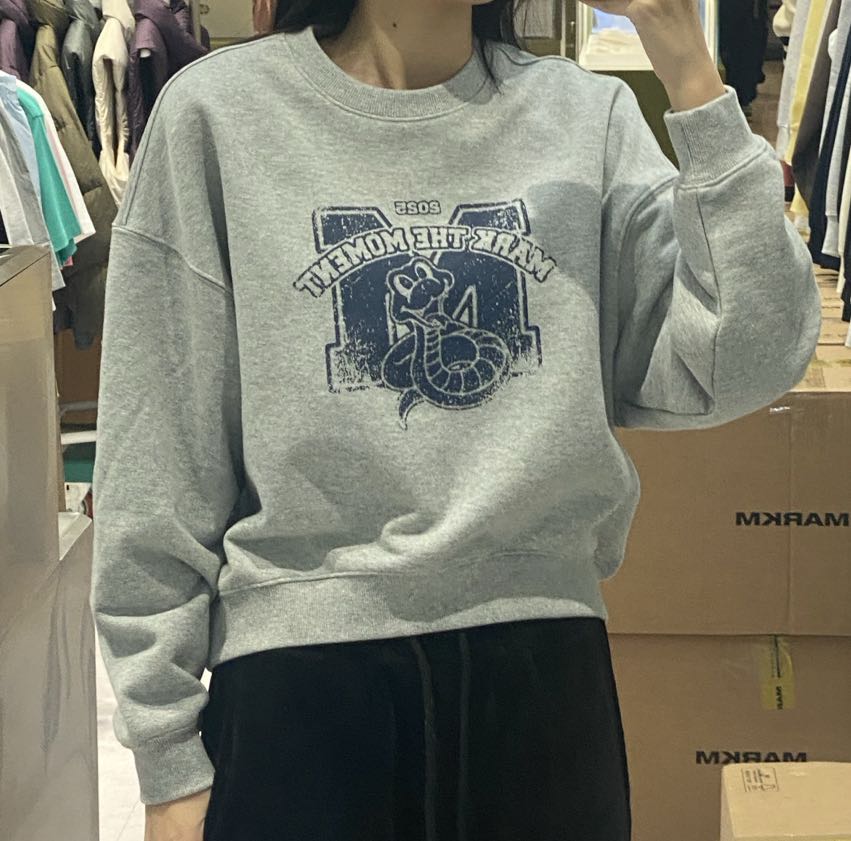 韓國 Markm Snake Pattern Sweatshirt【MA066】 - STT Mall HK 靚太網購