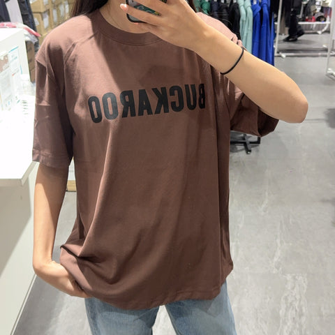 韓國 Buckaroo Standard Fit Buckaroo Logo T-Shirt【BO003】