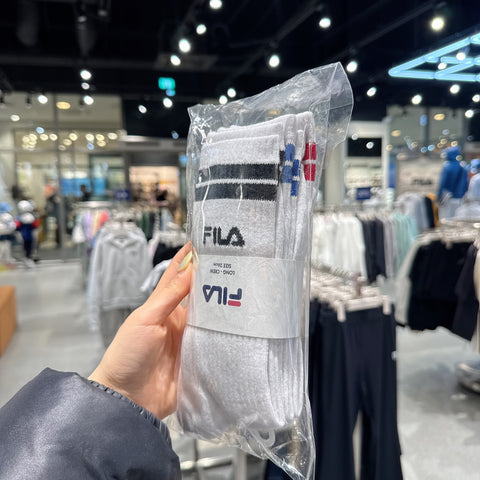 韓國 FILA Color Variation Socks 3 Pack【FA347】