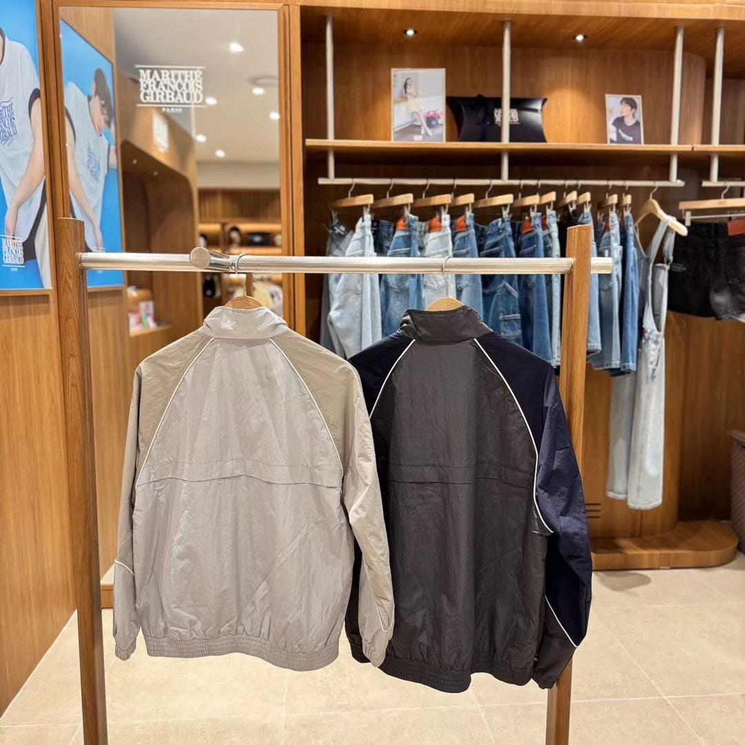 韓國 Marithe Francois Girbaud Color-Block Highneck Windbreaker【MF646】