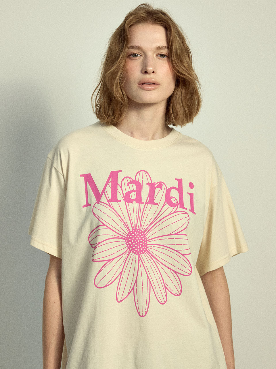韓國 Mardi Mercredi TSHIRT FLOWERMARDI【MM032】