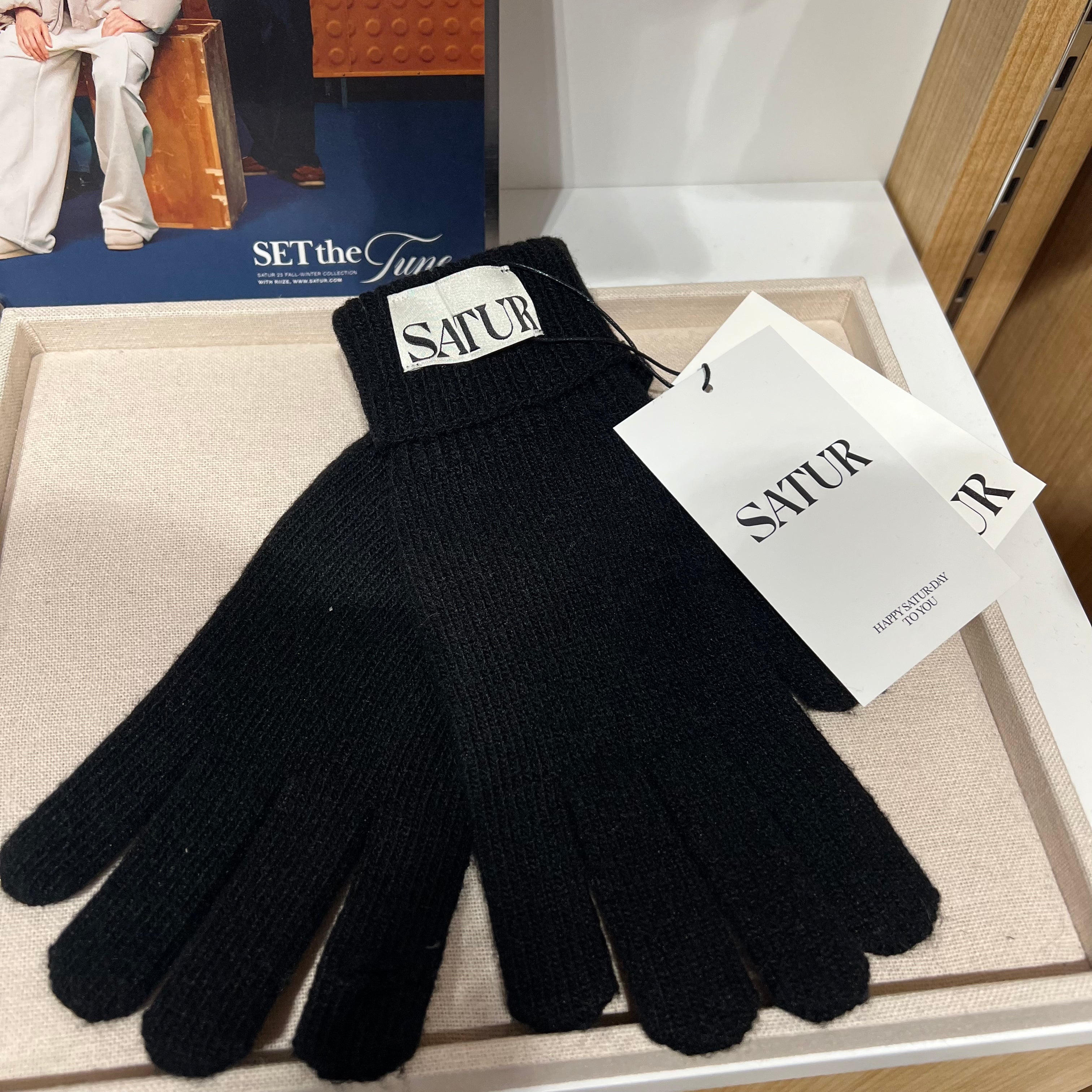 韓國 Satur Verona Knit Gloves【SR243】
