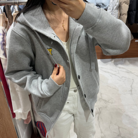 韓國 Wacky Willy Hooded Button Cardigan【WW035】 - STT Mall HK 靚太網購