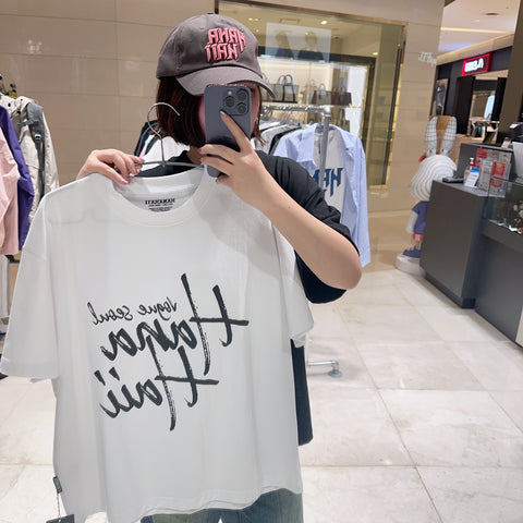 韓國 HANAHAII 書法 T-Shirt【HA086】