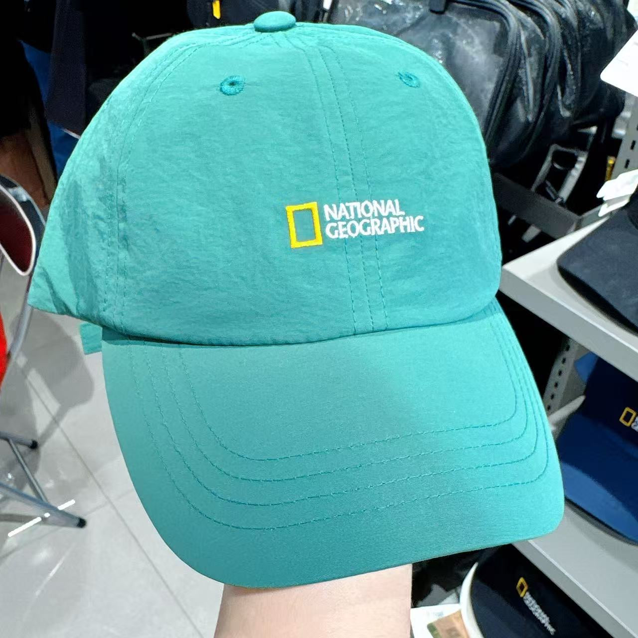 韓國 National Geographic Logo Lightweight Cap【NG027】