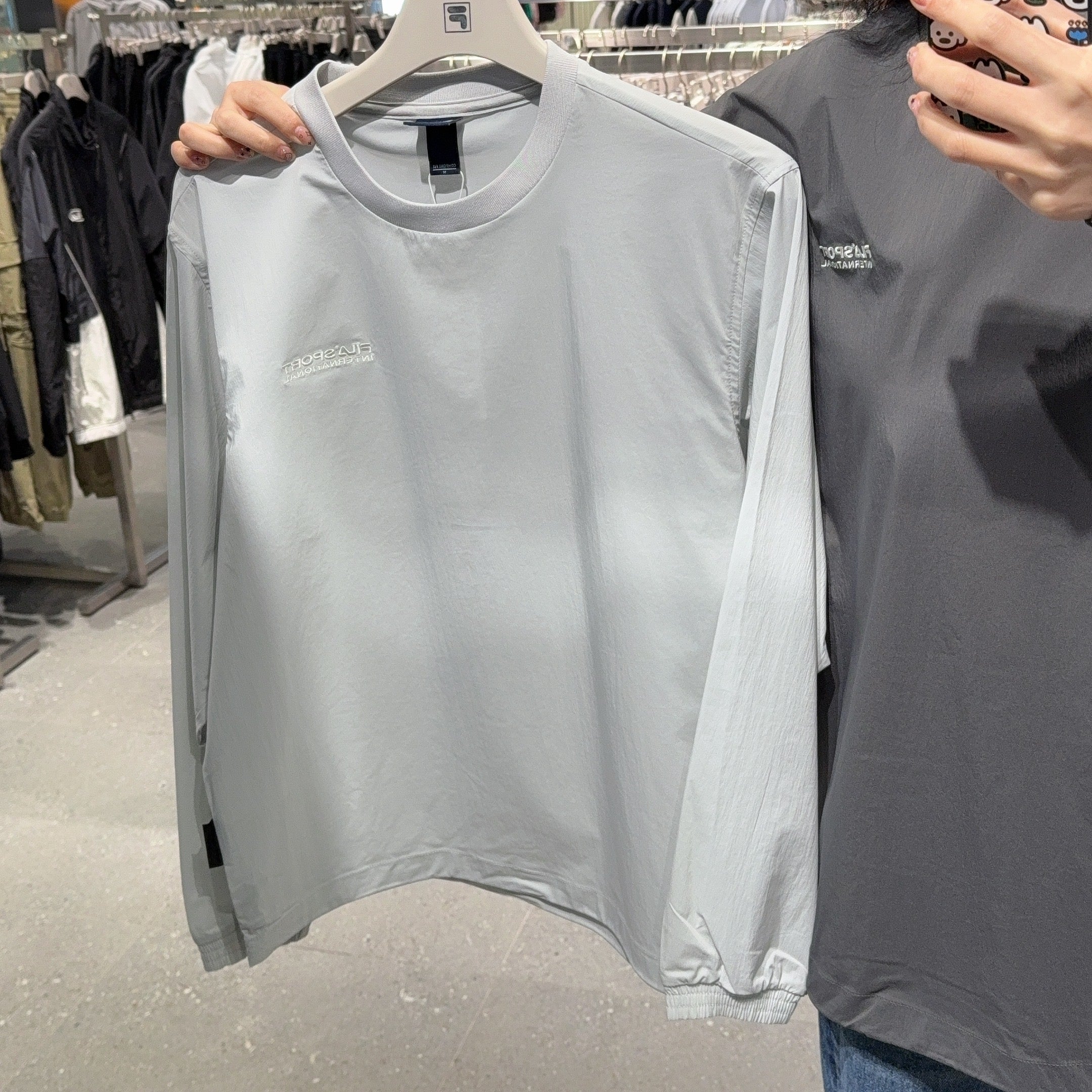 韓國 FILA Woven Stretch Sweatshirt【FA229】