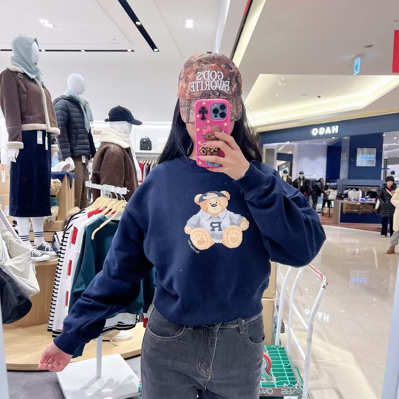 韓國 SPAO Crop Sweatshirt【SP281】