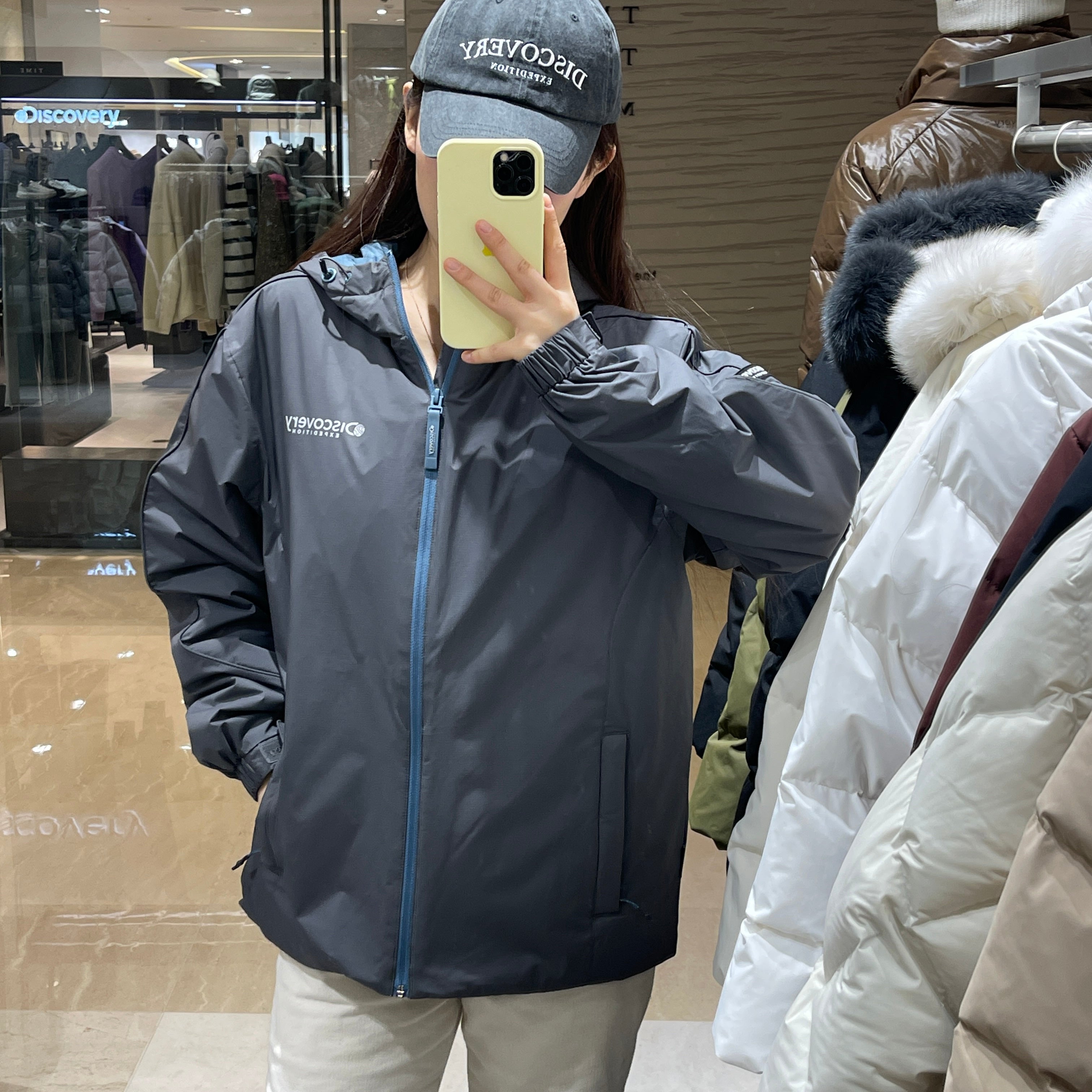 韓國 Discovery Hybrid Hood Jacket【DY032】 - STT Mall HK 靚太網購