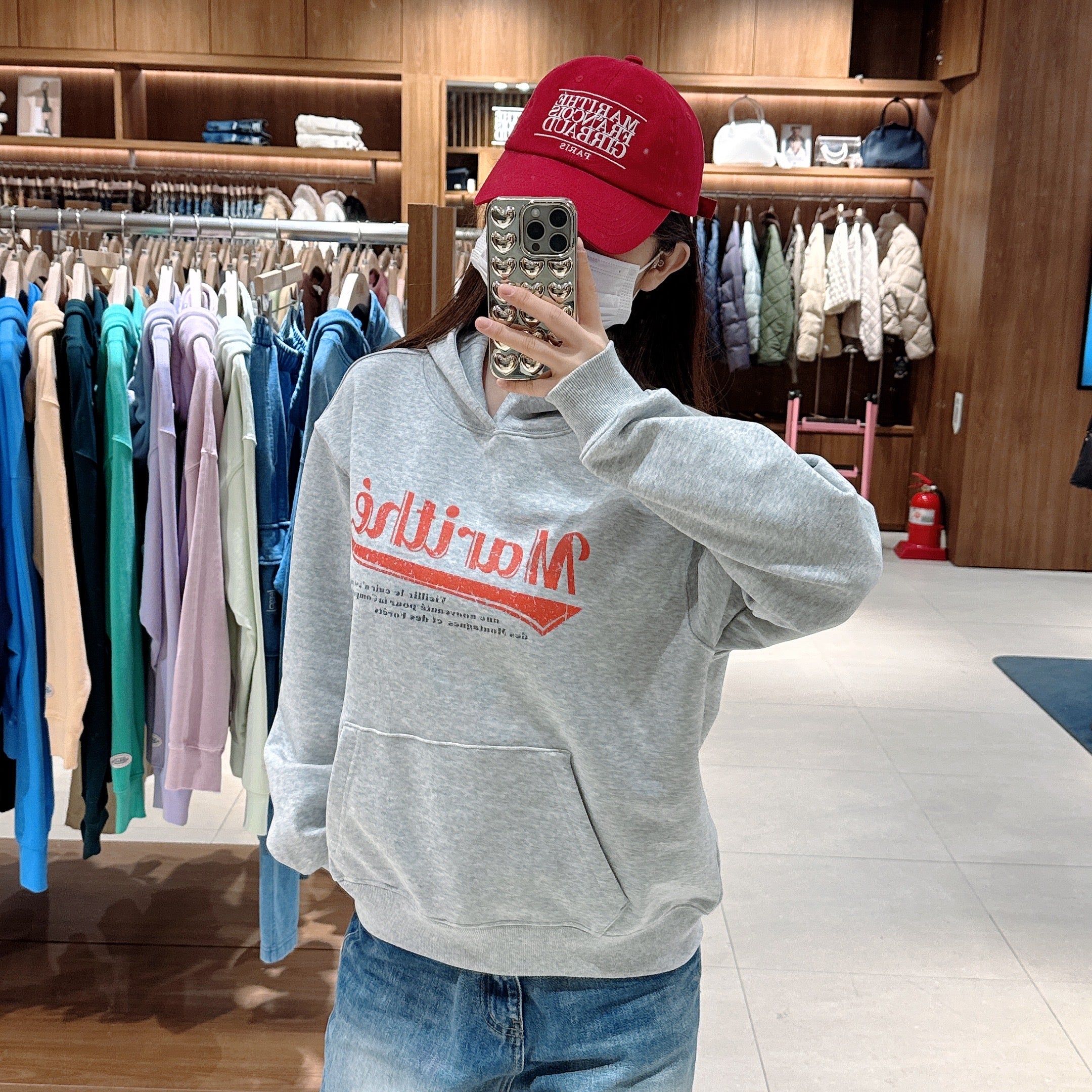 韓國 Marithe Francois Girbaud Heather Grey,Navy 【MF228】 - STT Mall HK 靚太網購