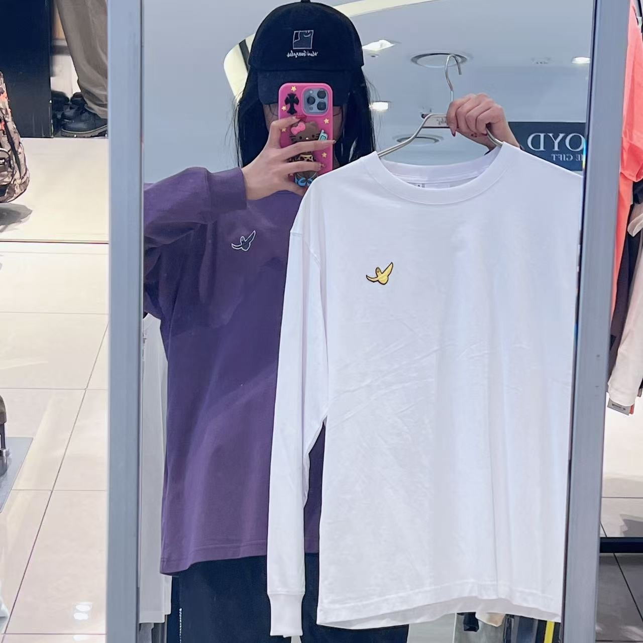 韓國 Mark Gonzales Angel Wappen Long Sleeve T-Shirt【MG222】