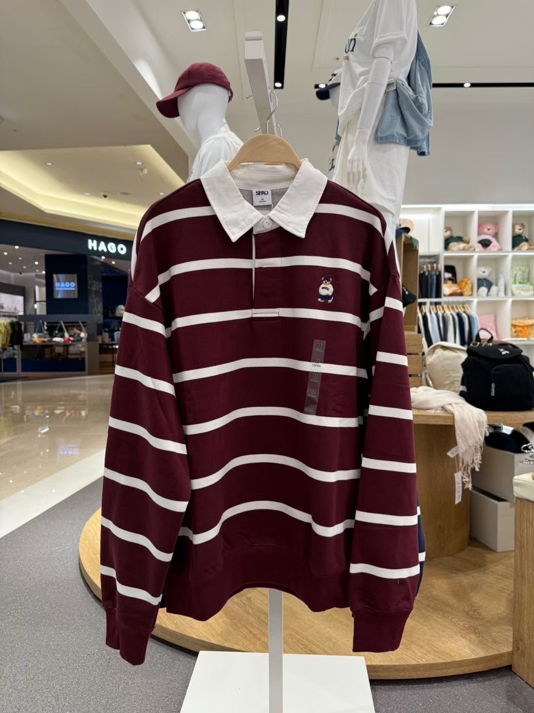 韓國 SPAO Rugby Sweatshirt【SP221】