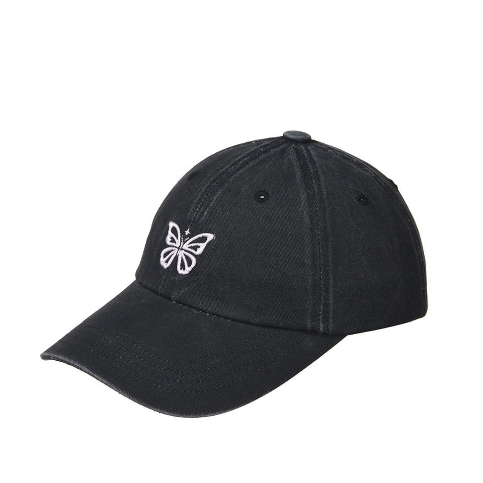 韓國 Nick Nicole Vintage Mini Butterfly Ball Cap【NK031】