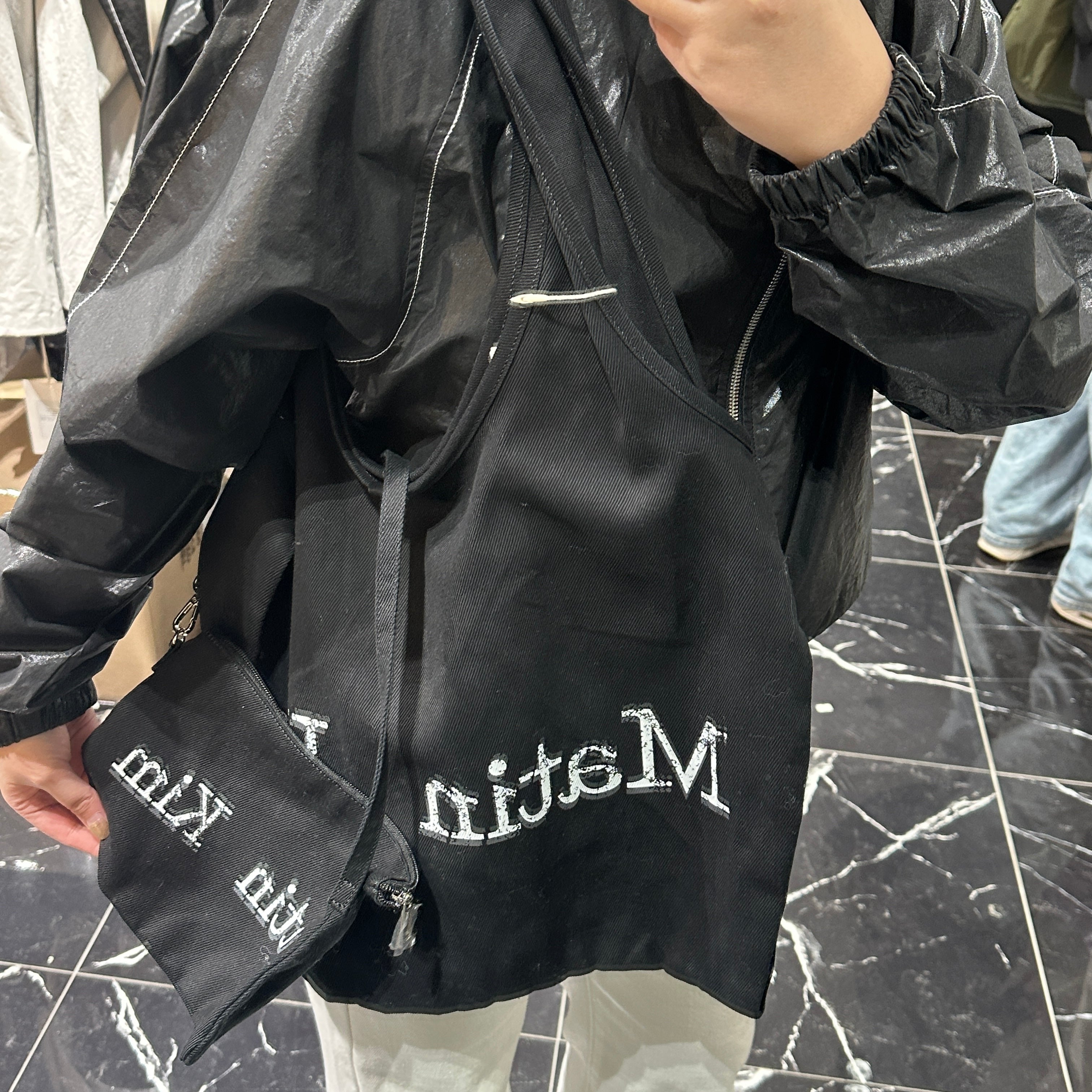 韓國 Matin Kim CRACKED LOGO ECOBAG【MK123】