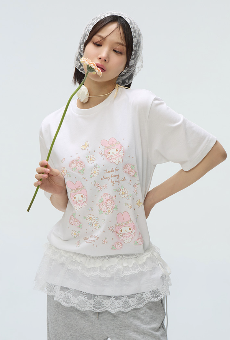 韓國 SPAO 50th Anniversary Short Sleeve T-Shirt凉爽面料【SP191】