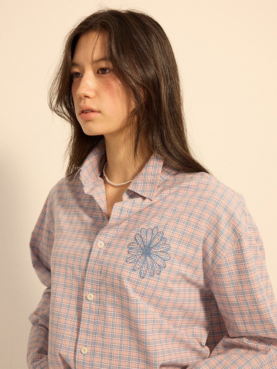 韓國 Mardi Mercredi Cotton Shirt Check【MM287】