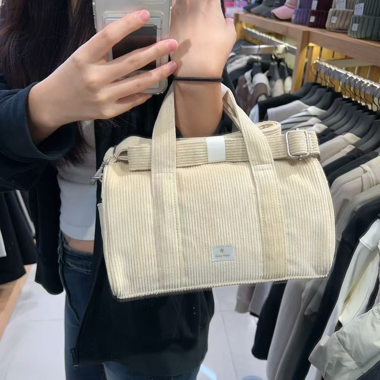 韓國 Snowpeak Corduroy Bowling Bag【SN005】