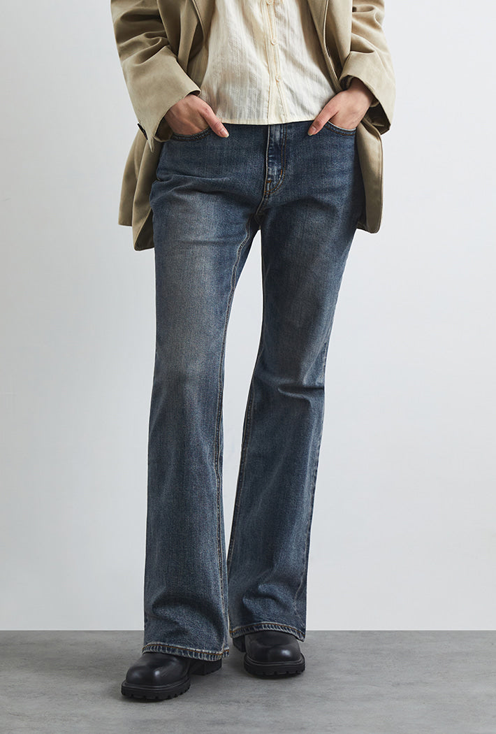 韓國 SPAO Bootcut Jeans【SP371】