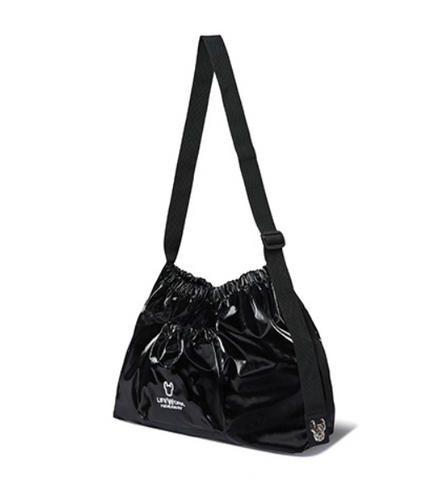 韓國 LifeWork Shirring metallic big crossbody bag【LW090】