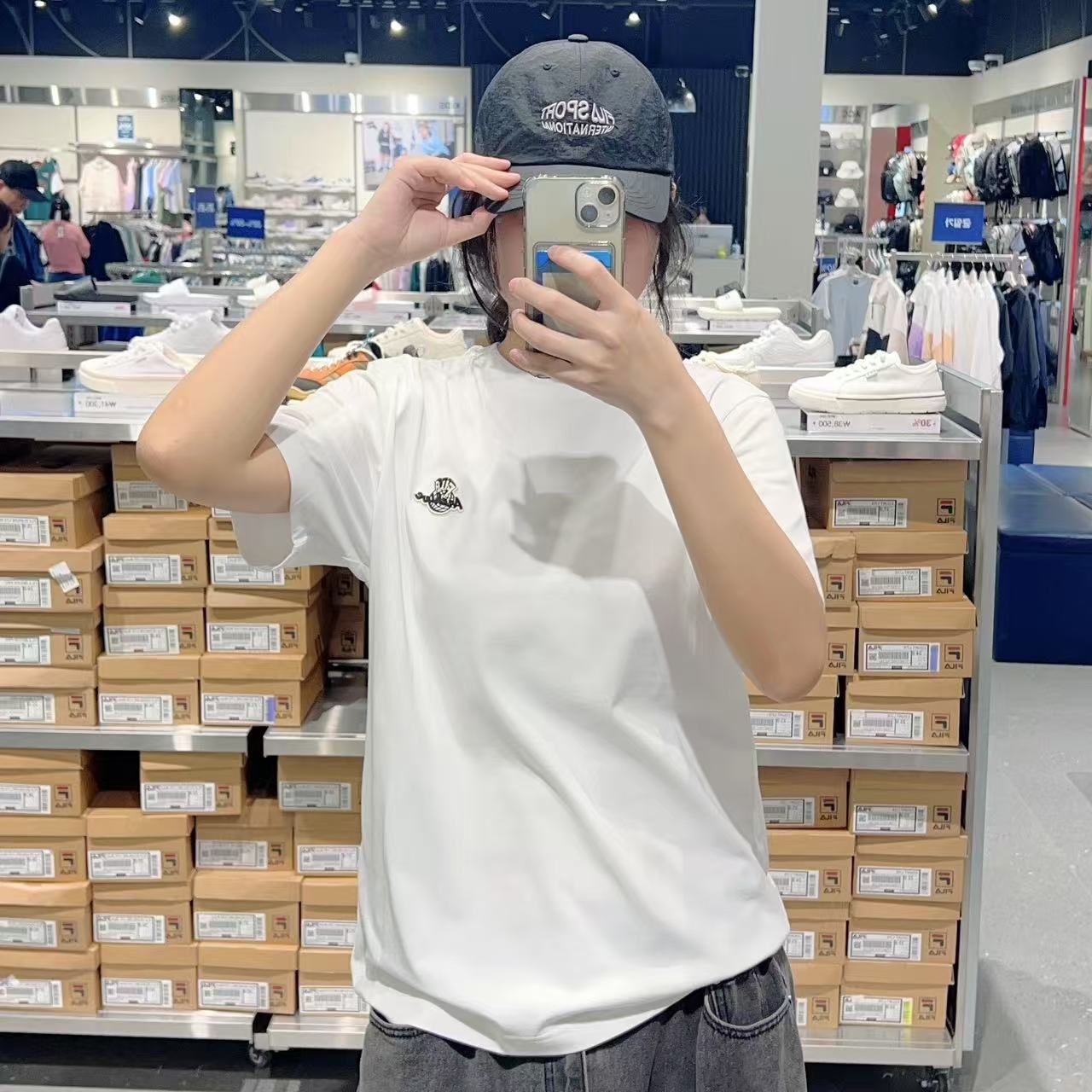 韓國 FILA Supima Small Wappen Short Sleeve T-shirt【FA295】