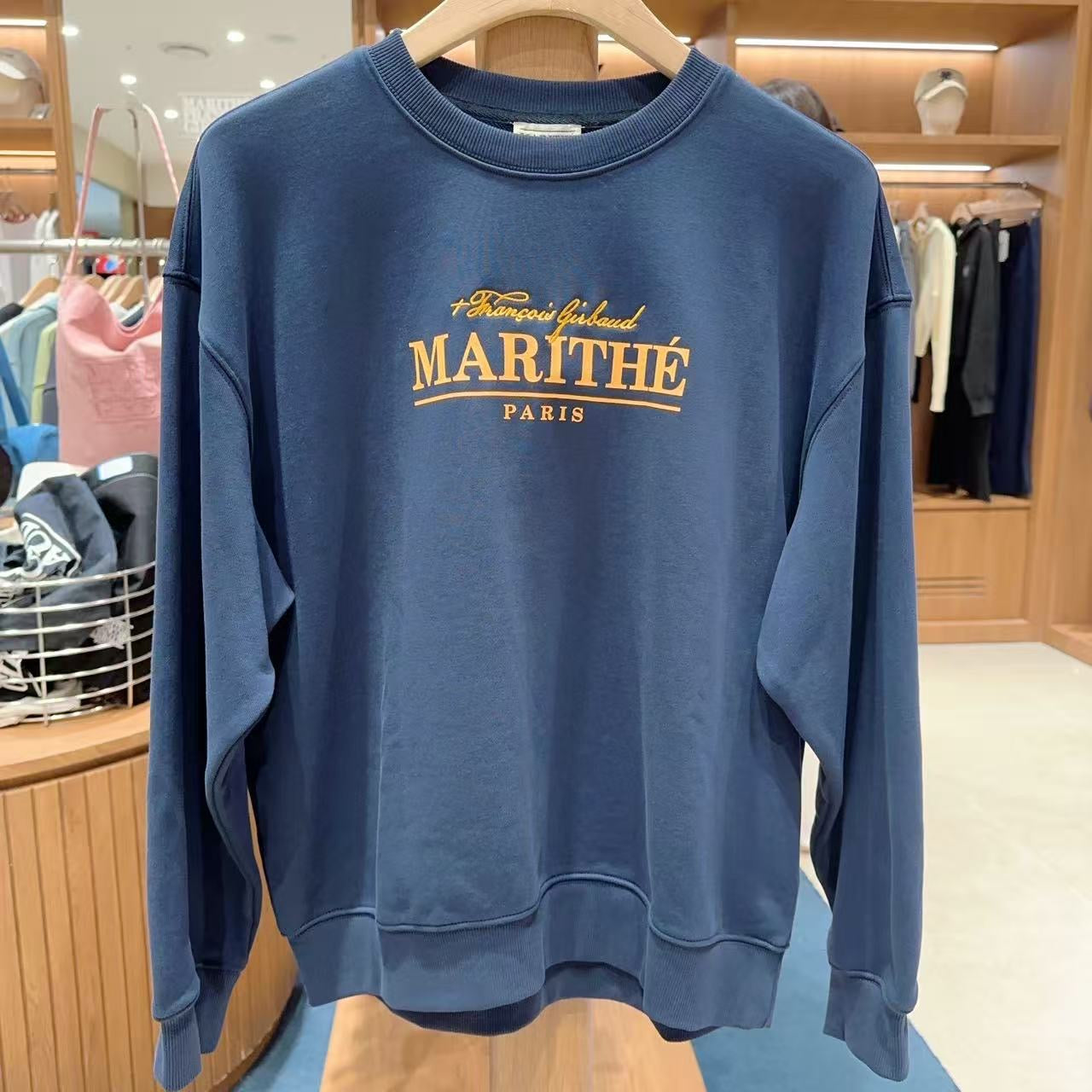 韓國 Marithe Francois Girbaud Logo Oversized Sweatshirt【MF694】