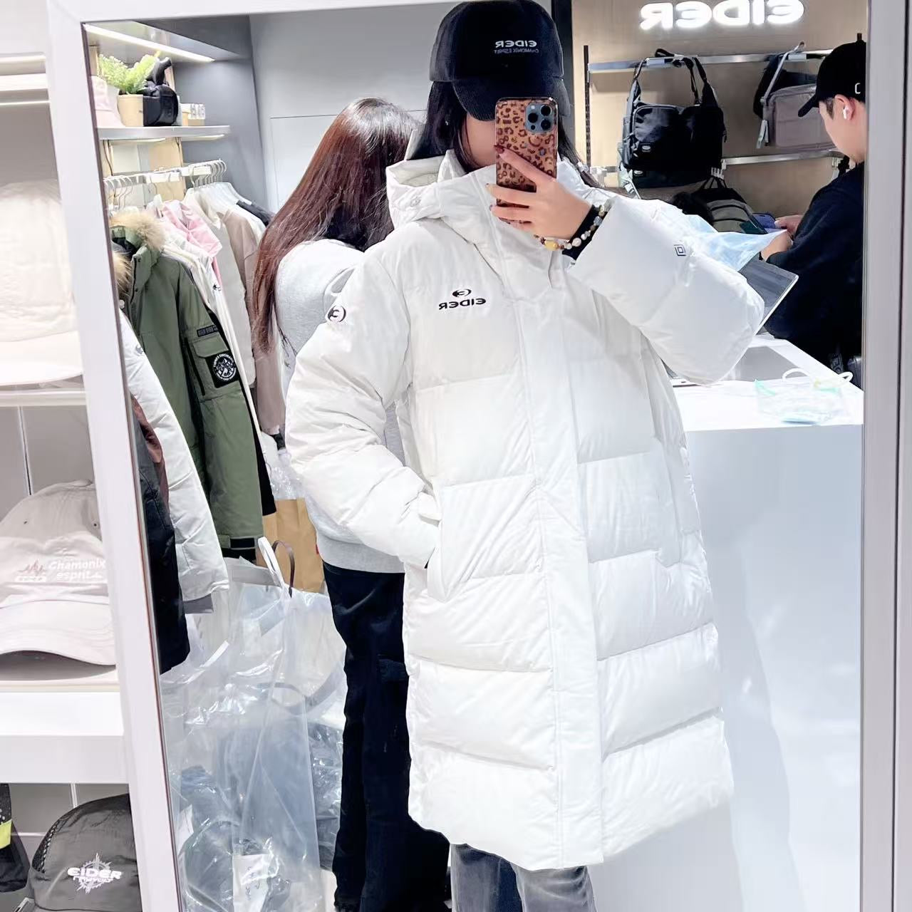 韓國 Eider Unisex Windstopper Long Down Jacket (鵝絨)【ER025】