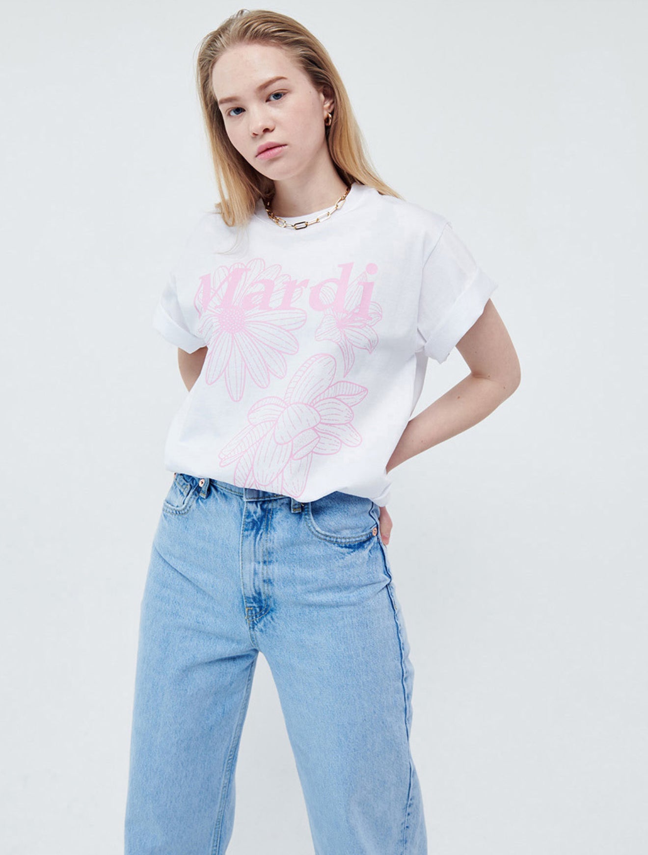 韓國 Mardi Mercredi TSHIRT TRIPLE FLOWER【MM001】 - STT Mall HK 靚太網購