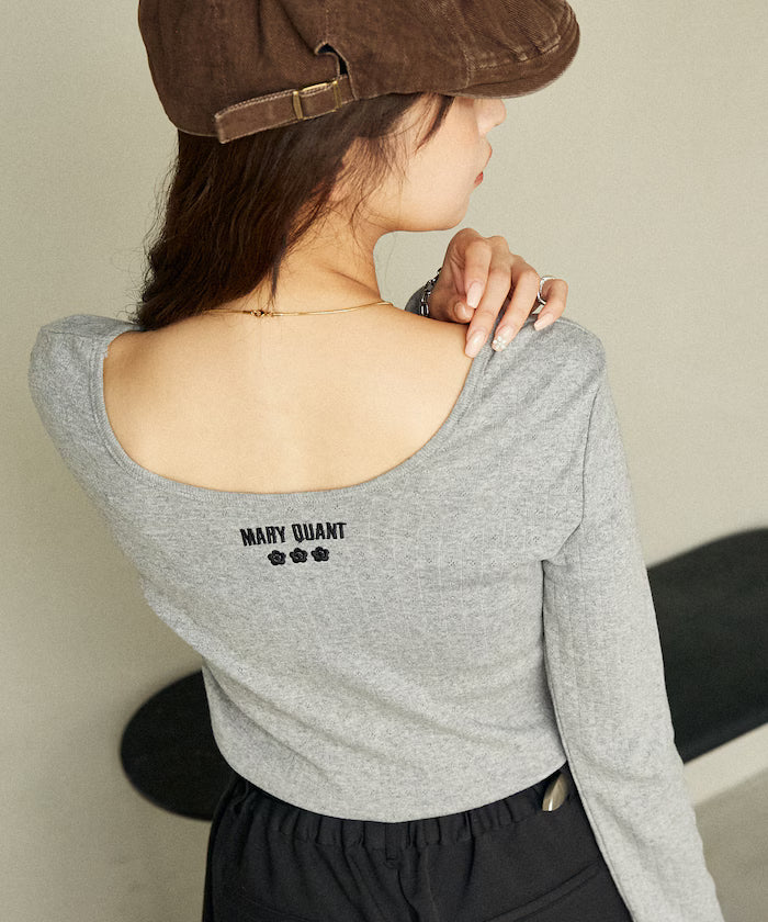 日本直送 Mary Quant 前後兩著長袖 Tee【SJ044】