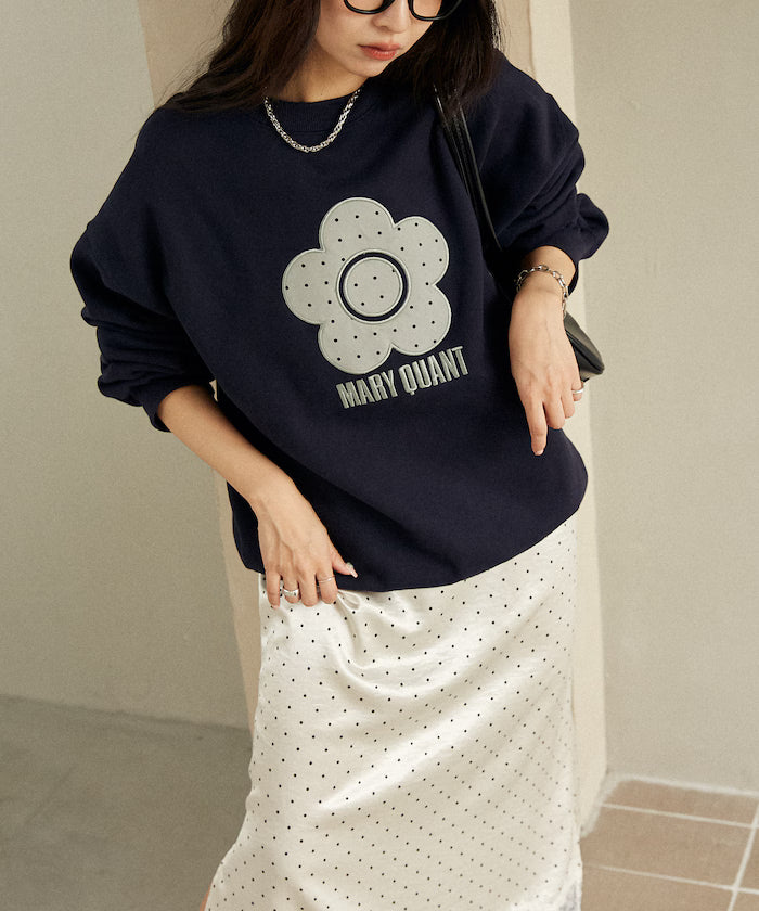 日本直送 Mary Quant 圓點雛菊Logo 衛衣【SJ040】
