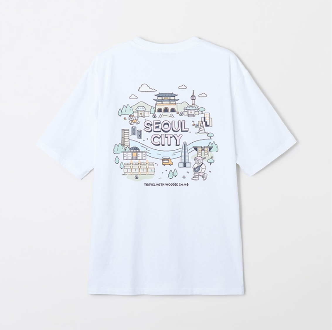 韓國 SPAO Seoul Tour Short Sleeve T-shirt【SP190】