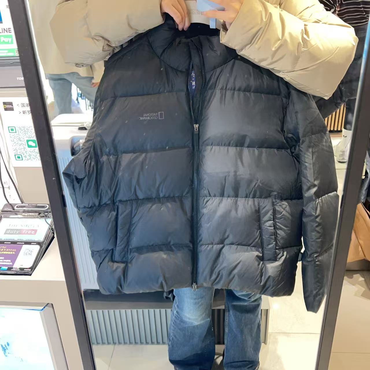 韓國 National Geographic Aira High Neck Goose Down Jumper (鵝絨)【NG148】