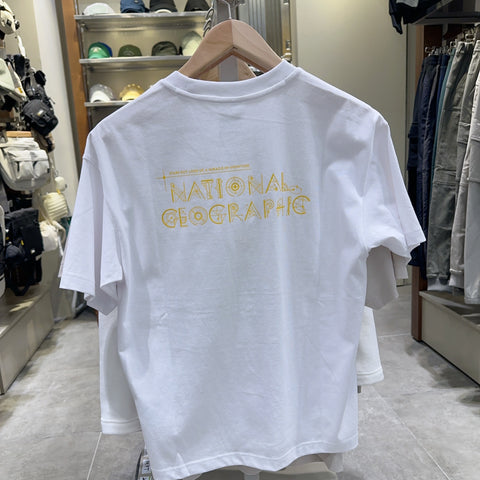 韓國 National Geographic Regen Constellation Graphic Semi-Overfit Short Sleeve T-Shirt【NG483】