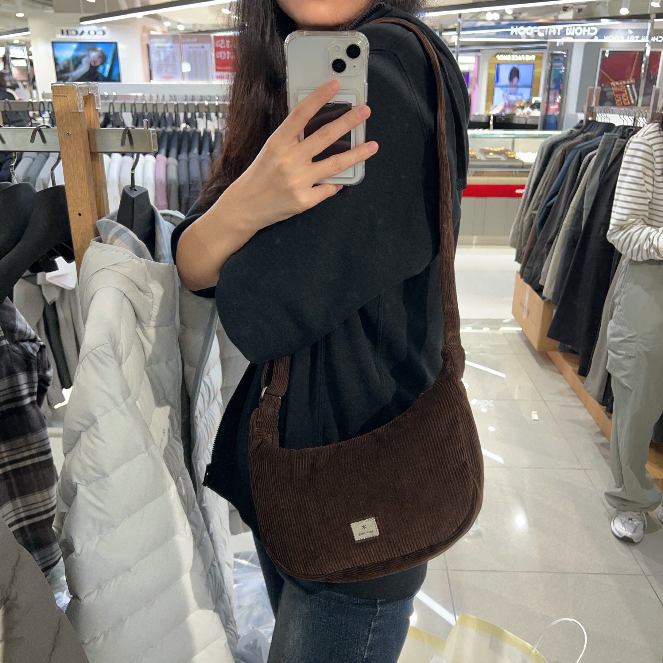 韓國 Snowpeak Corduroy Small Hobo Bag【SN026】