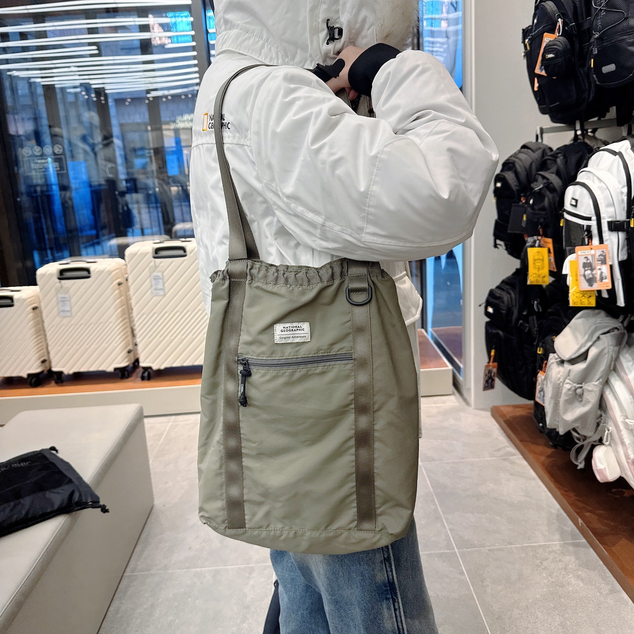 韓國 National Geographic Travel Tote Bag【NG174】