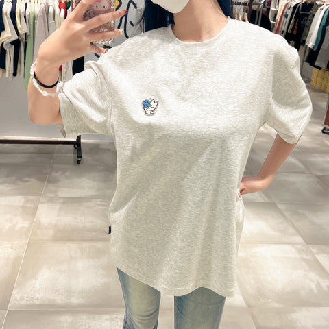 韓國 Wacky Willy Double Wappen Short Sleeve T-Shirt【WW168】