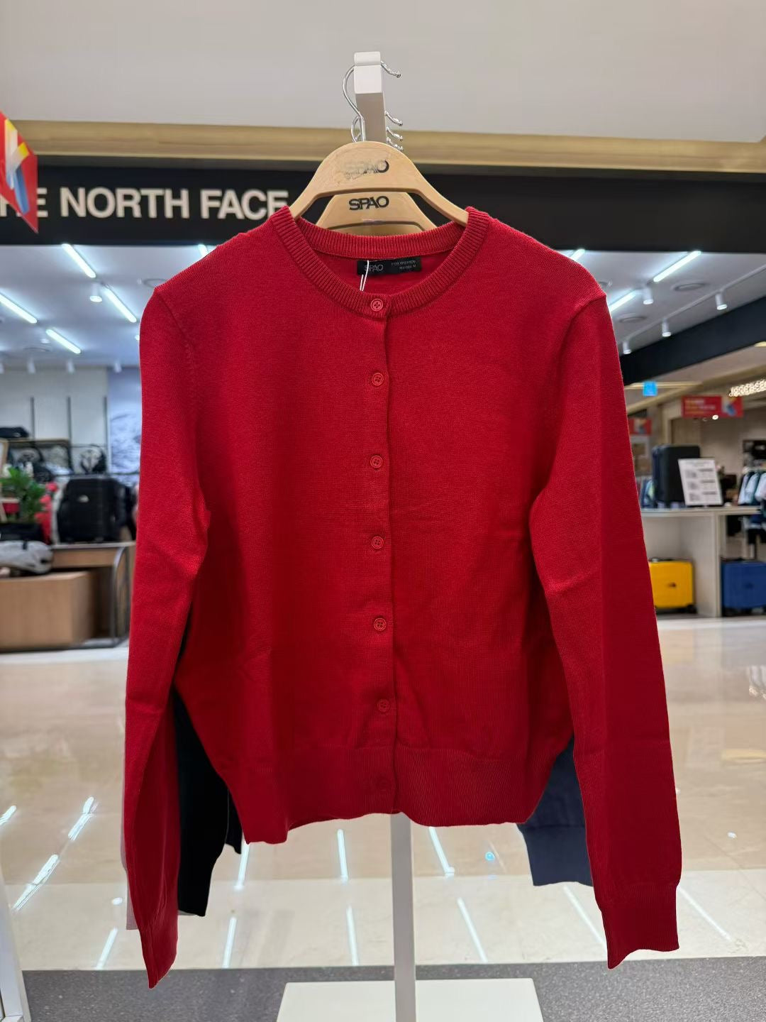 韓國 SPAO Round Neck Cardigan【SP198】