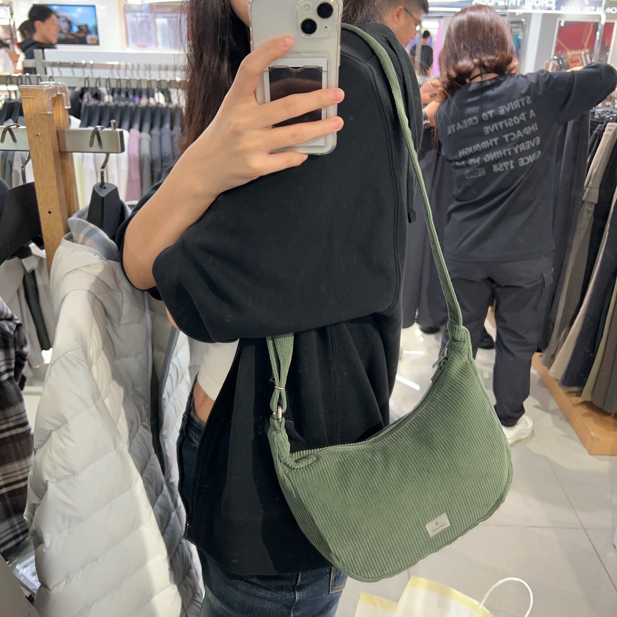 韓國 Snowpeak Corduroy Small Hobo Bag【SN026】