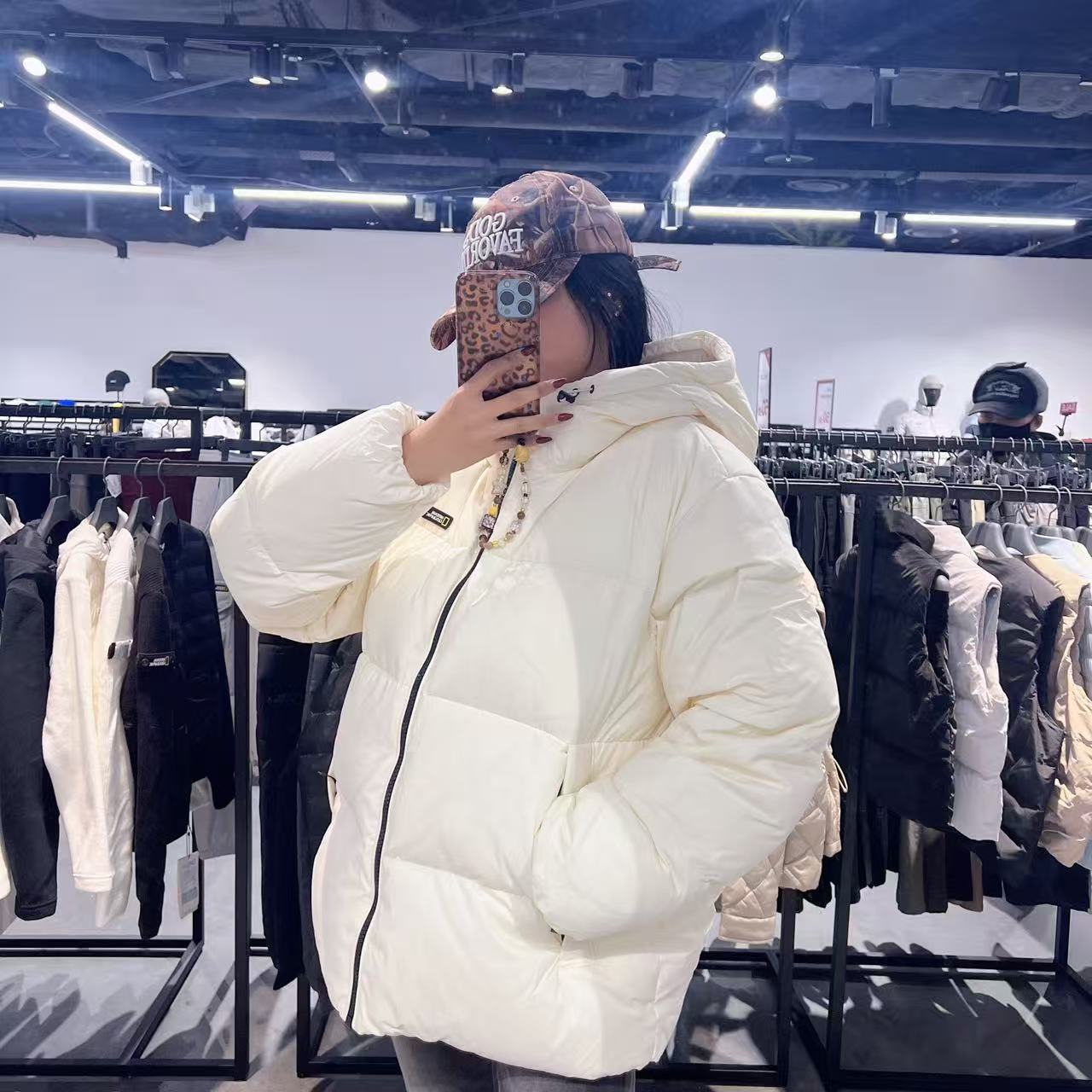 韓國 National Geographic Golden Mall Short-Length Goose Hoodie Down Jumper (鵝絨)【NG060】