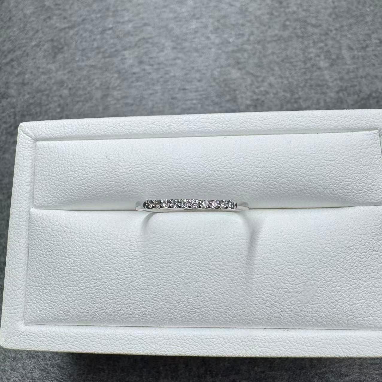 日本直送 八心八箭D色天然鑽尾戒【JS437】