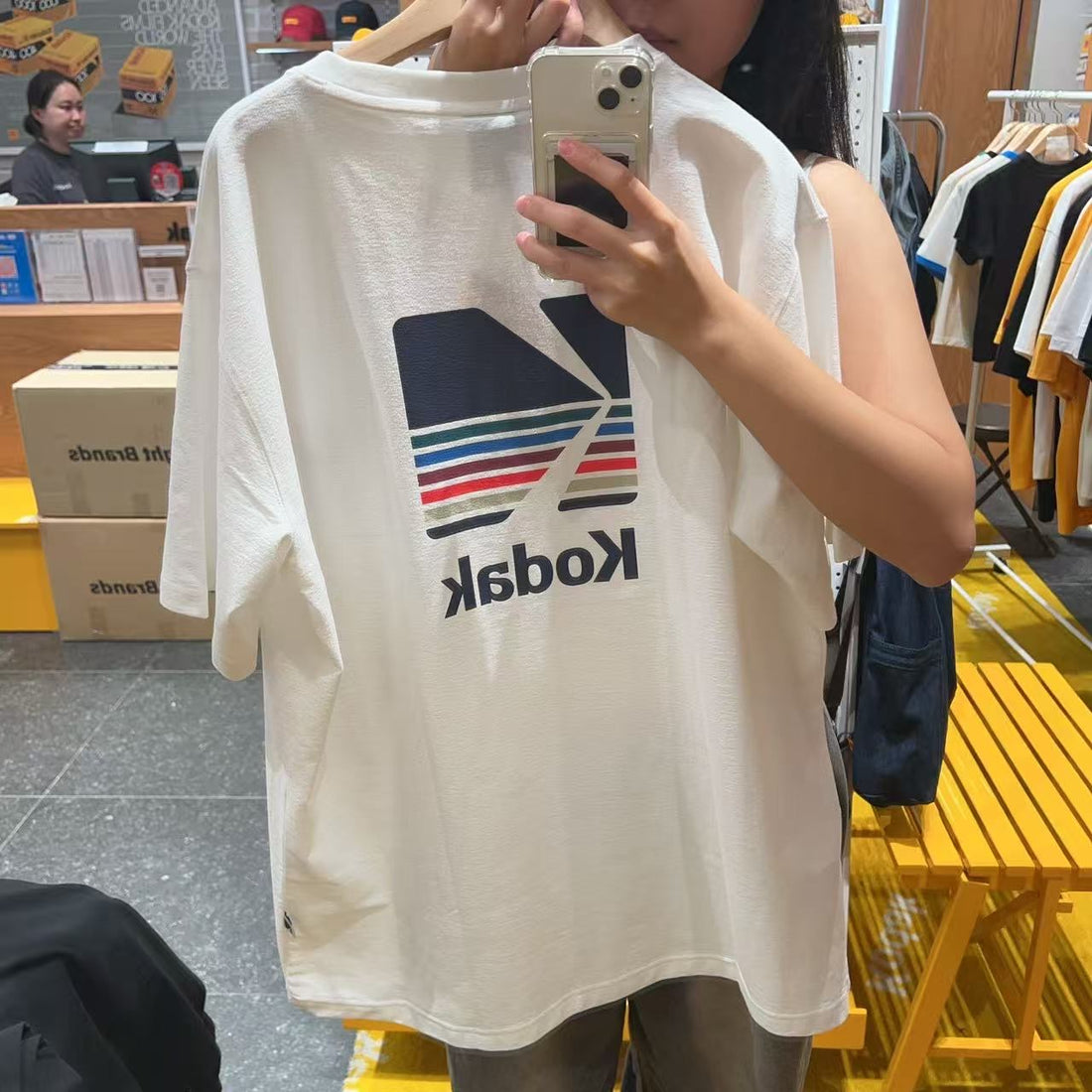 韓國 Kodak Rainbow Sorona Short Sleeve T-Shirt【KK006】