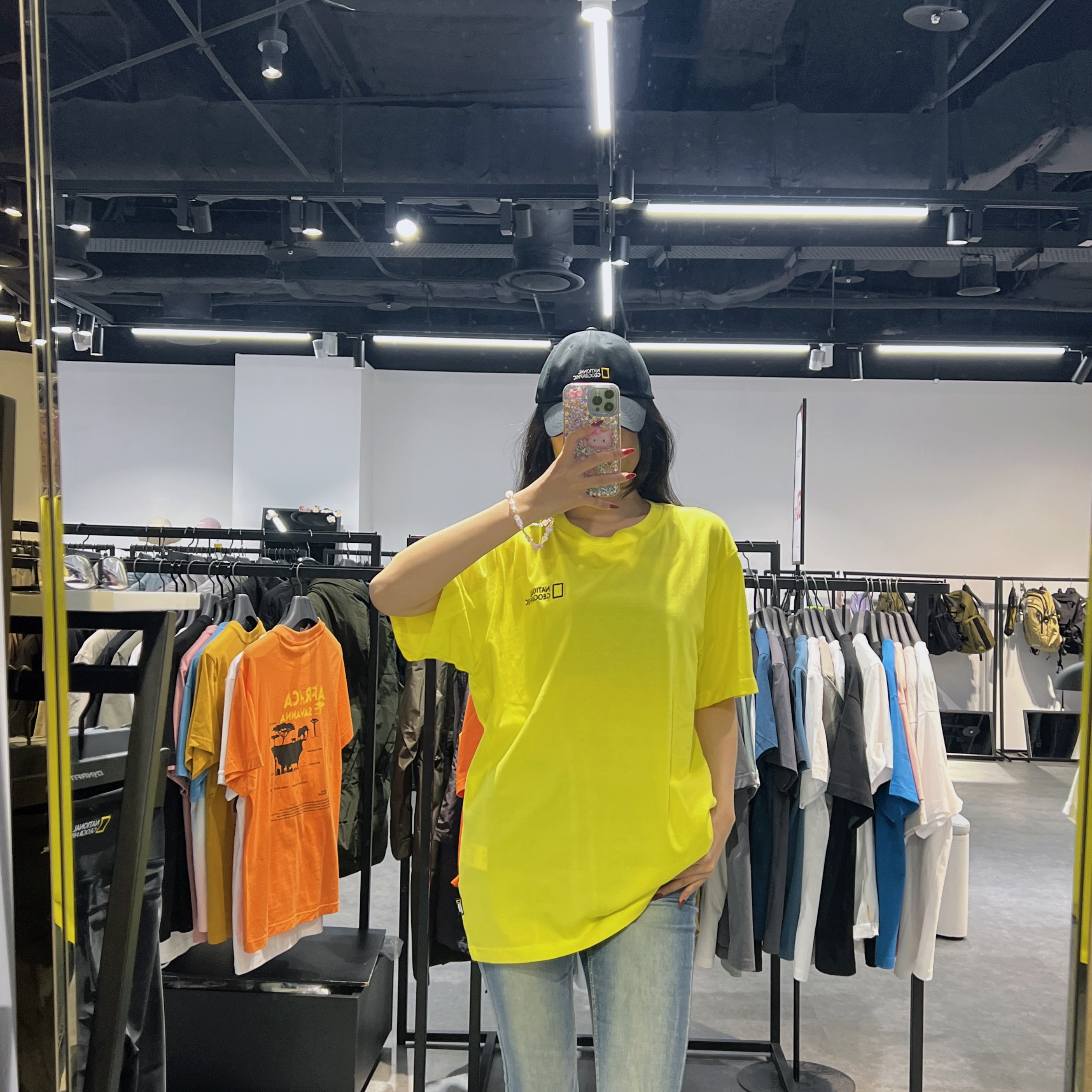 韓國 National Geographic Small Logo Short Sleeve T-Shirt【NG654】