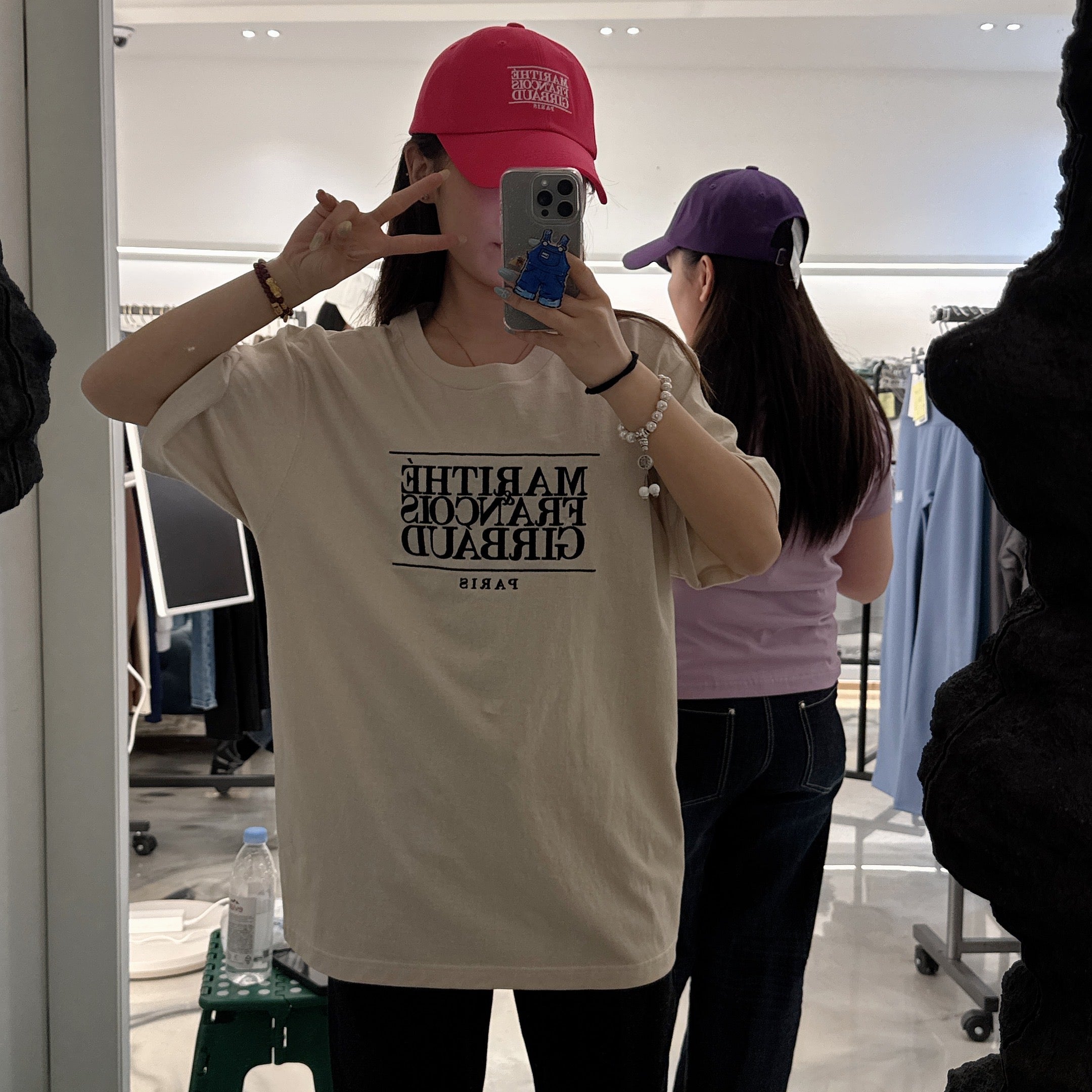 韓國 Marithe Francois Girbaud 刺繡款 UNISEX T-SHIRTS (獨家款)【MF549】