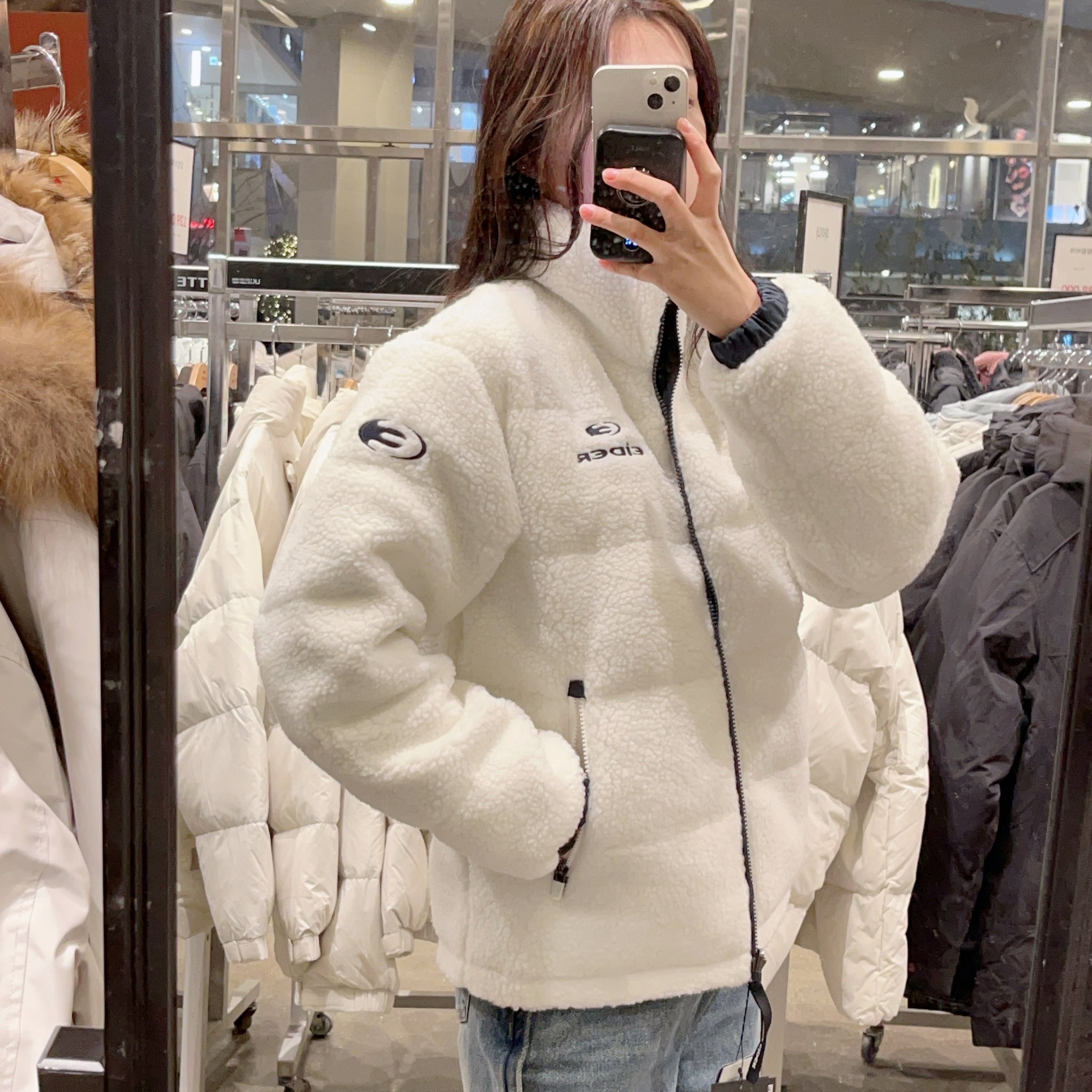 【現貨】韓國 Eider UNI Reversible Fleece Down Jacket【ER018】 - STT Mall HK 靚太網購