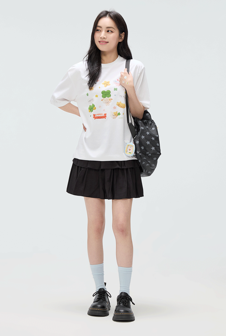 韓國 SPAO Short Sleeve T-Shirt【SP178】