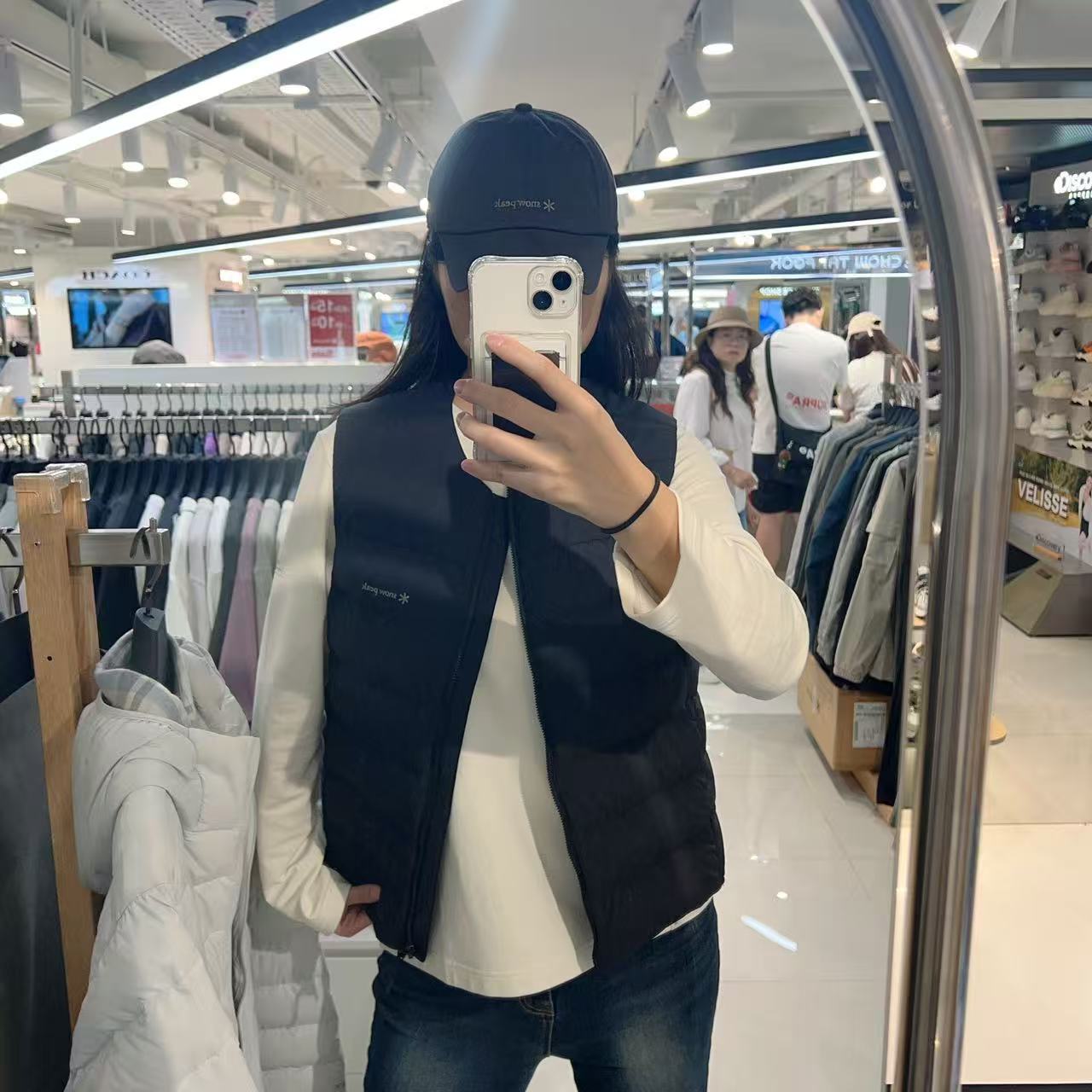 韓國 Snowpeak Airy Women's Round Neck Lightweight Down Vest【SN039】