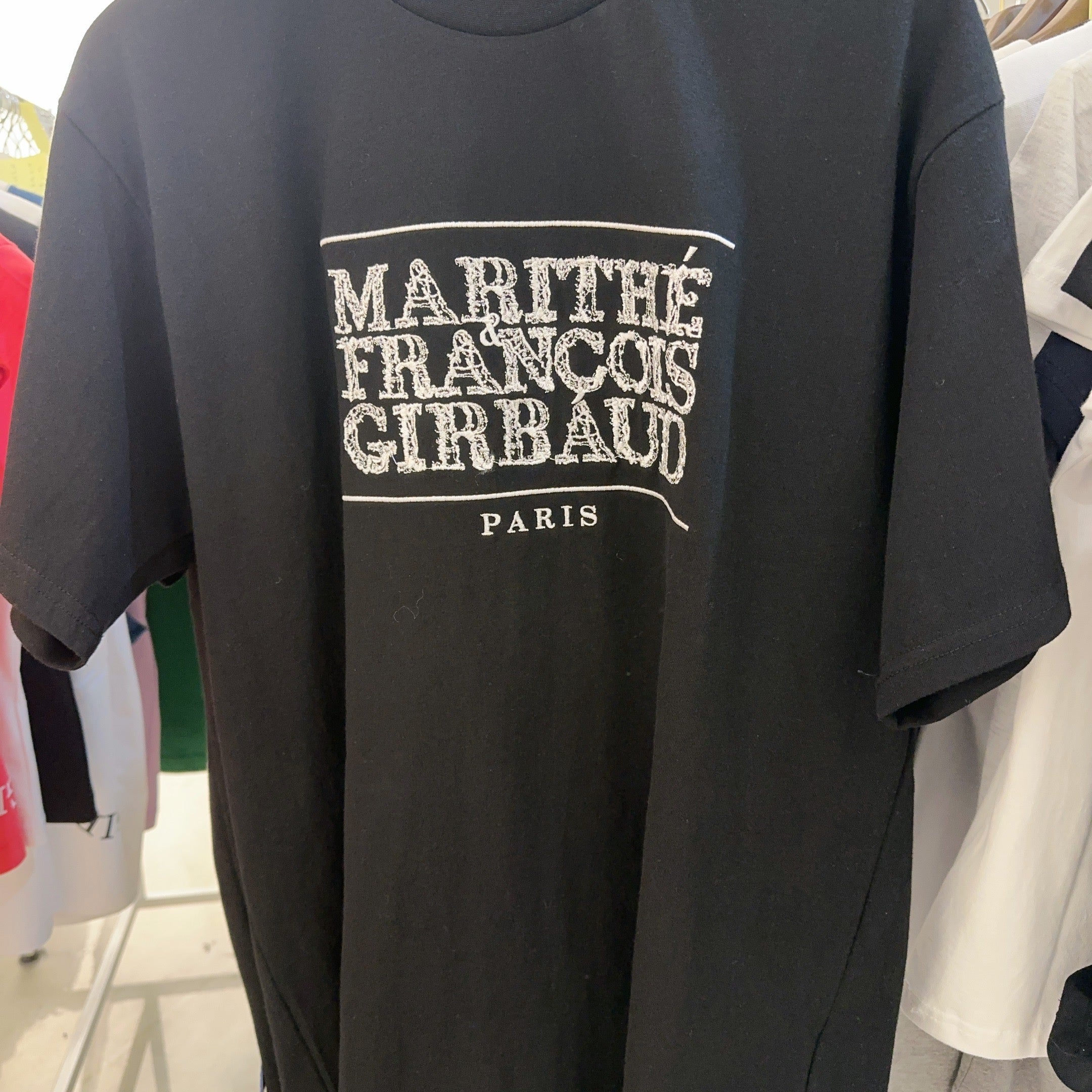 韓國 Marithe Francois Girbaud 刺繡款 UNISEX T-SHIRTS (獨家款)【MF552】