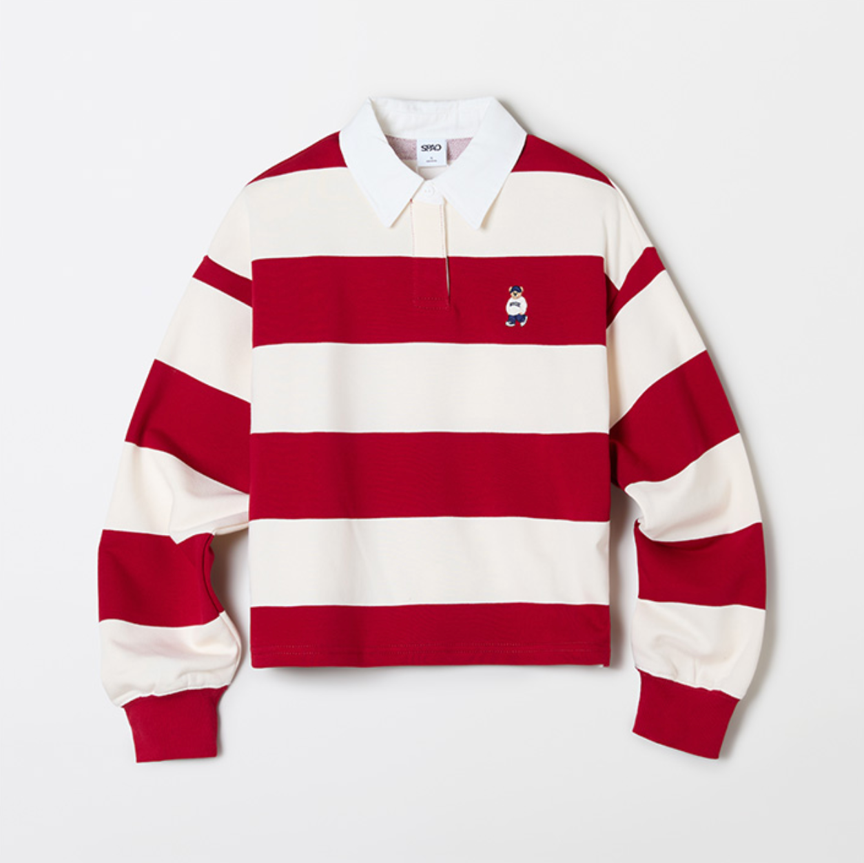 韓國 SPAO Rugby Crop Sweatshirt【SP215】