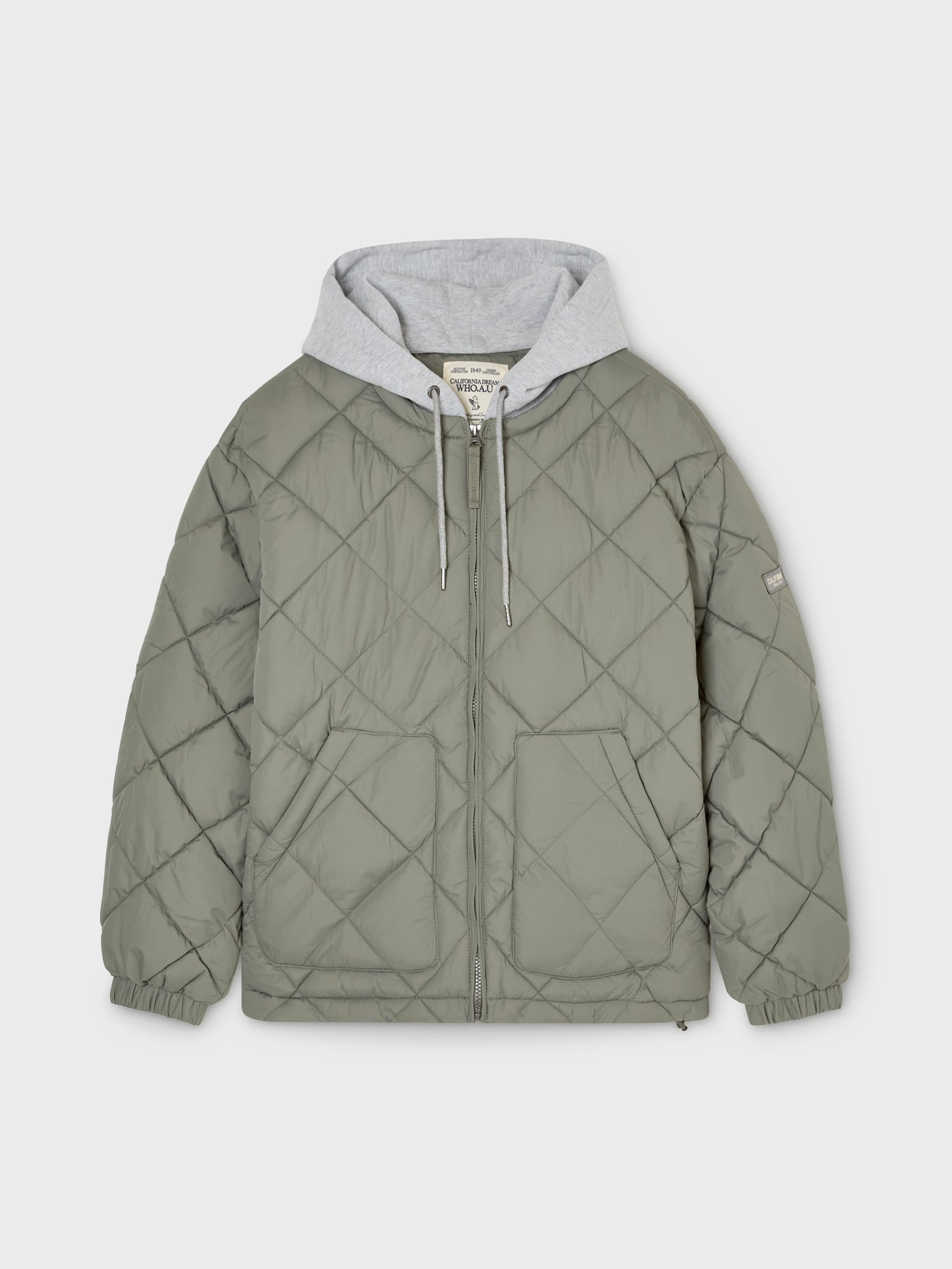 韓國 WhoAU Hood Quilting Jumper【WA015】