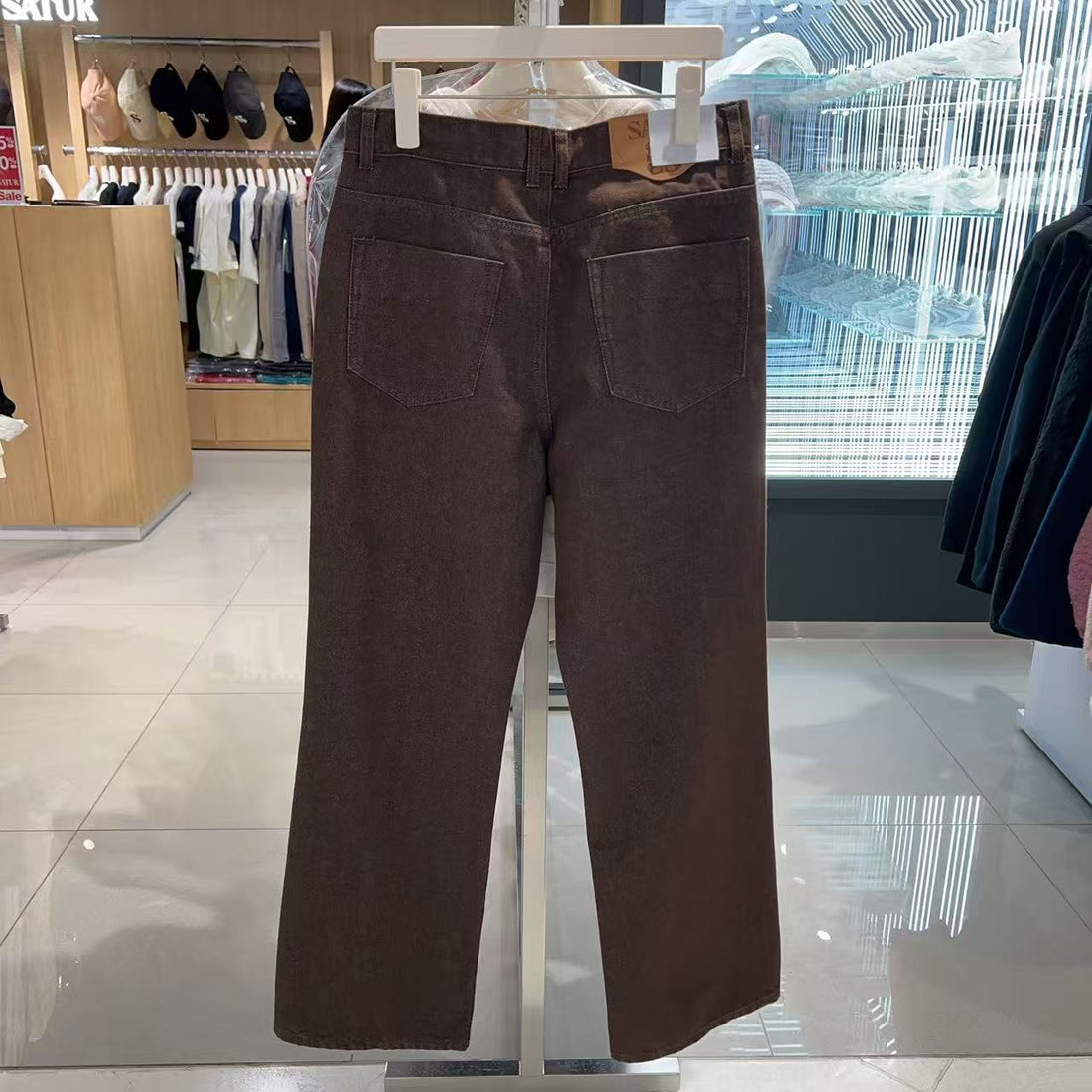 韓國 Satur Semi-loose bootcut denim pants(WOMEN)【SR168】