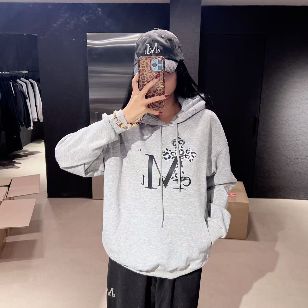 韓國 Mucent Sahara Leopard Cross Hood Tee【MU143】