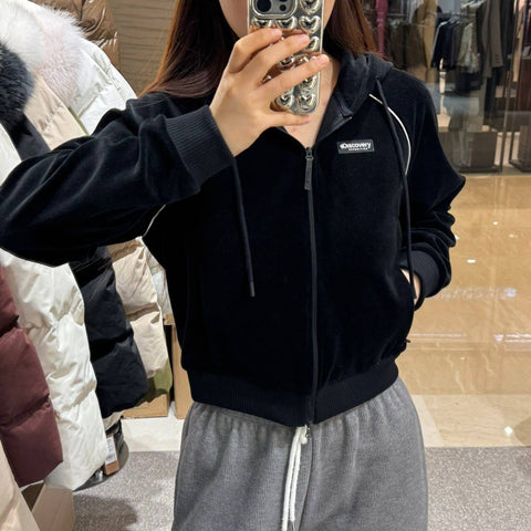 韓國 Discovery Woman's Velour Traning Jacket【DY013】 - STT Mall HK 靚太網購